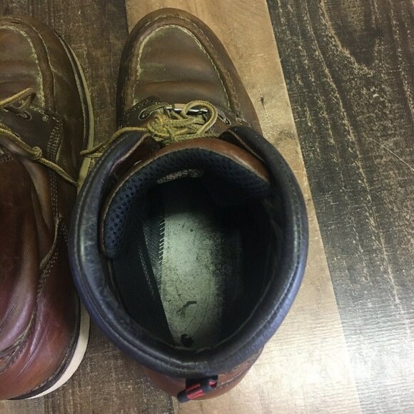 Red Wing 405 Waterproof Moc Toe Work Boots Mens 11.5 D - Picture 8 of 11